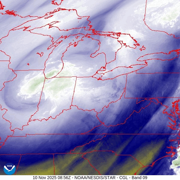 Environment - Water Vapor Satellite Loop
