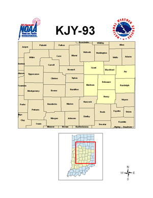 Map of counties served - Click to Enlarge