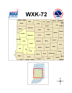 Map of coverage area. Click to Enlarge