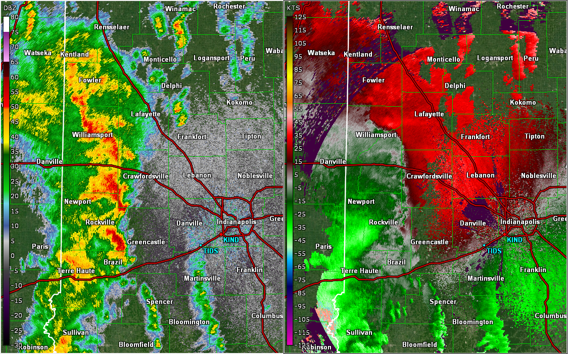 Radar Image at 5:11 PM EDT