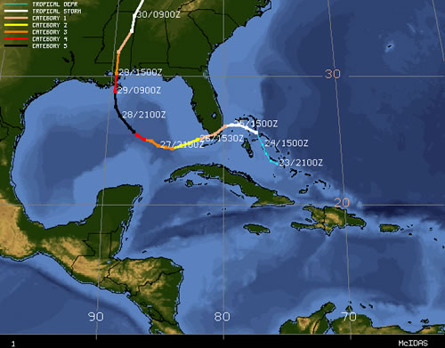 Katrina track