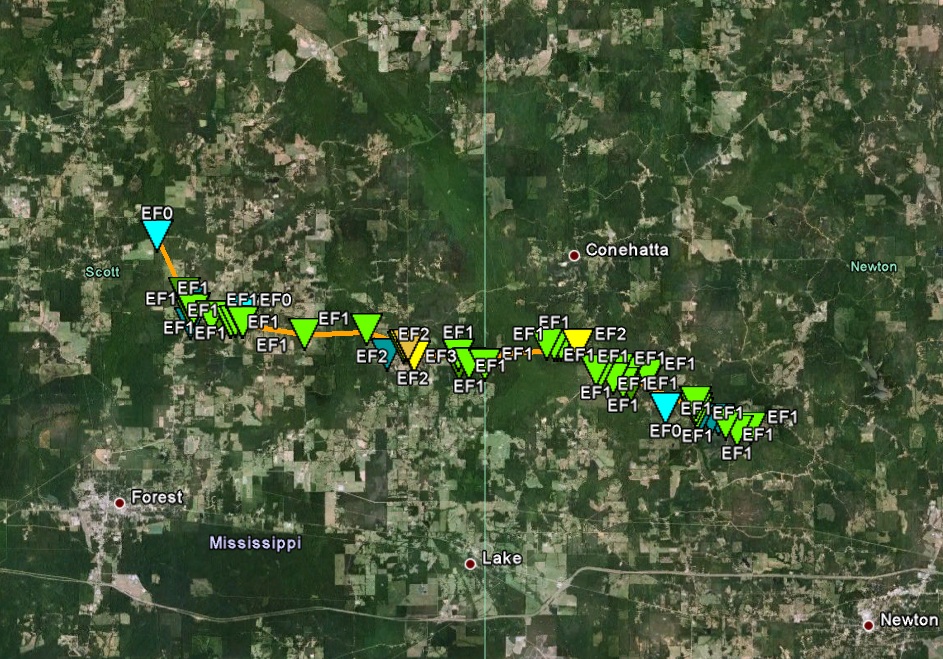 Scott and Newton County Tornado