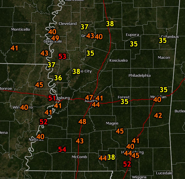 Peak Wind Gusts