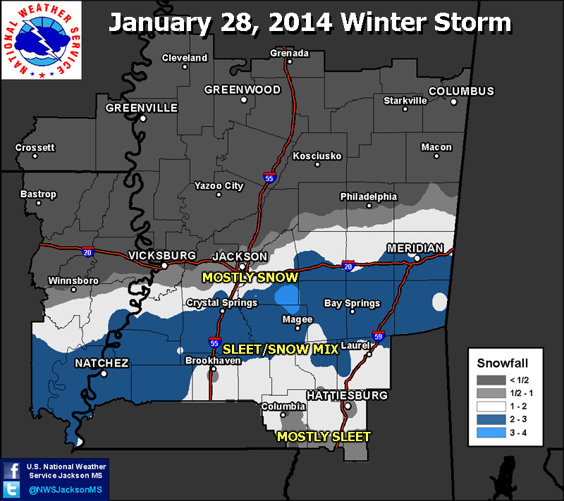 Snow Accumulation Map