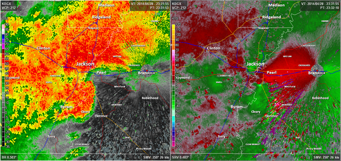 Radar - Rankin County Tornado