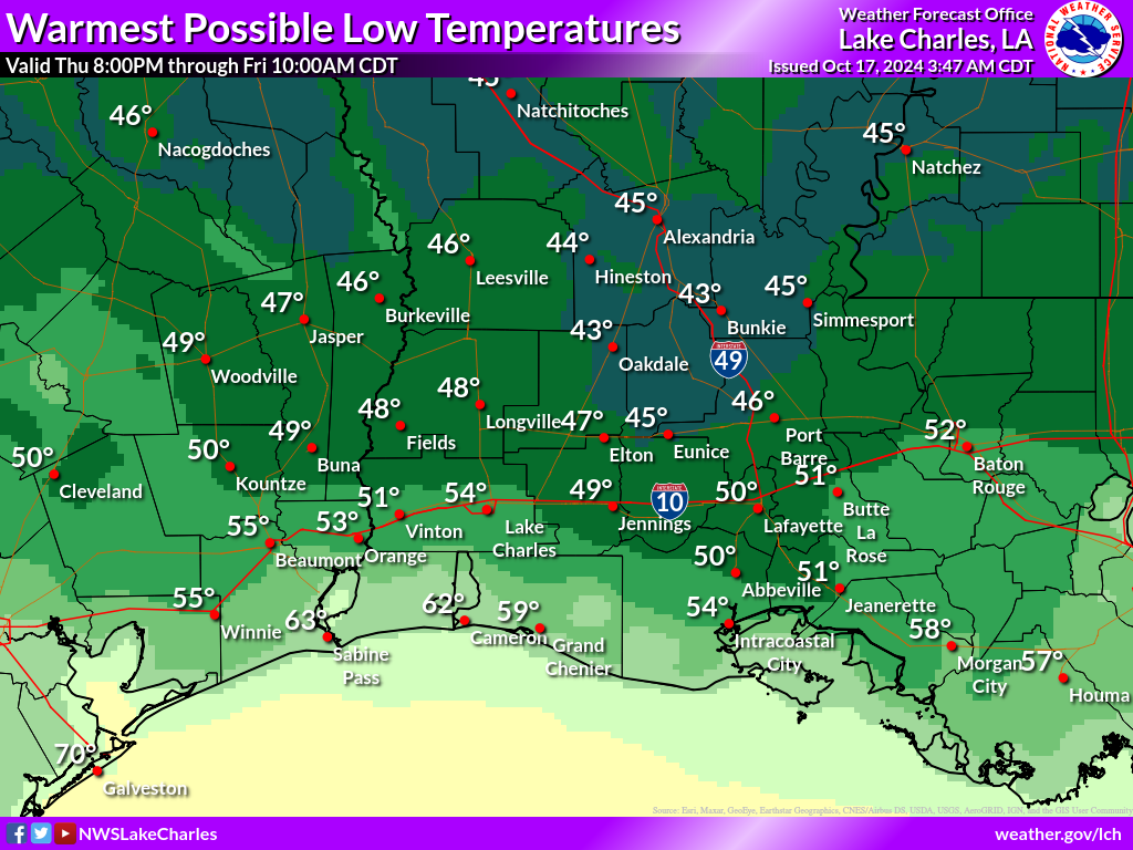 Warmest Possible Low Temperature for Night 1