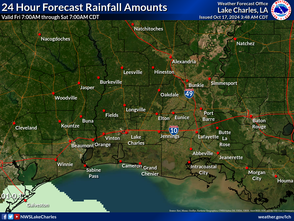 Expected Rainfall for Day 2