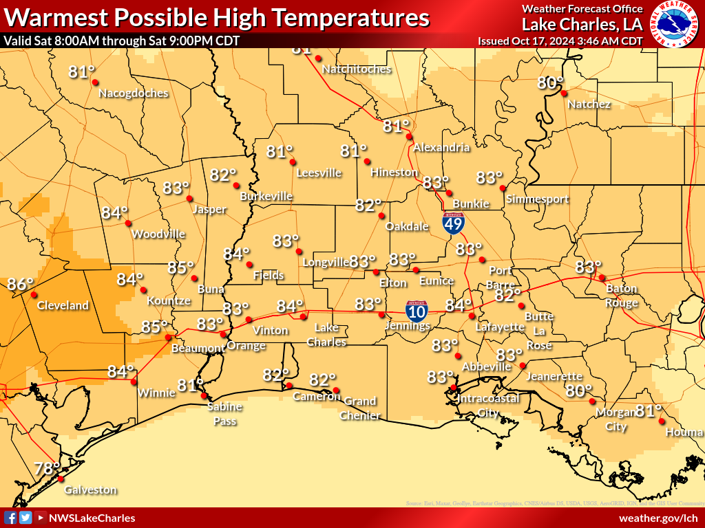 Warmest Possible High Temperature for Day 3