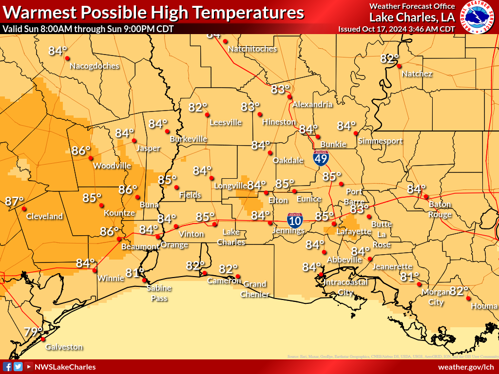 Warmest Possible High Temperature for Day 4