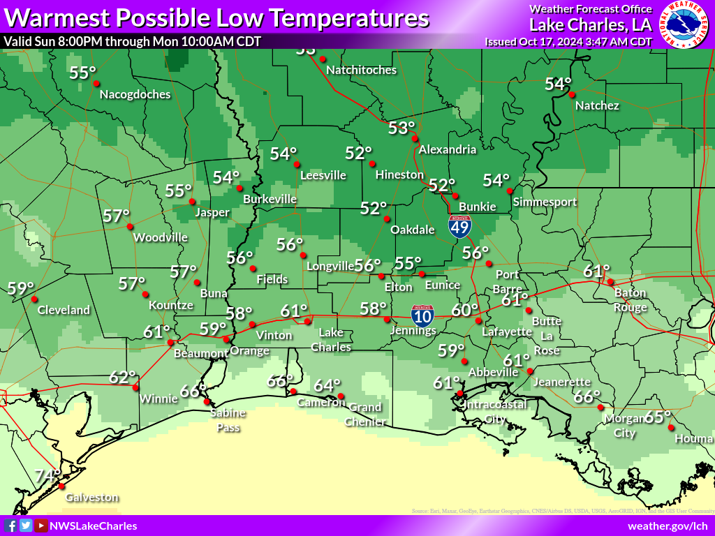 Warmest Possible Low Temperature for Night 4