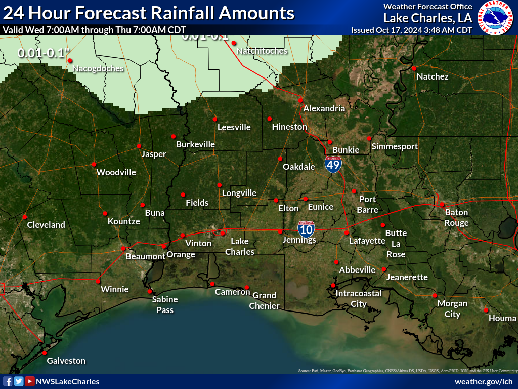 Expected Rainfall for Day 7