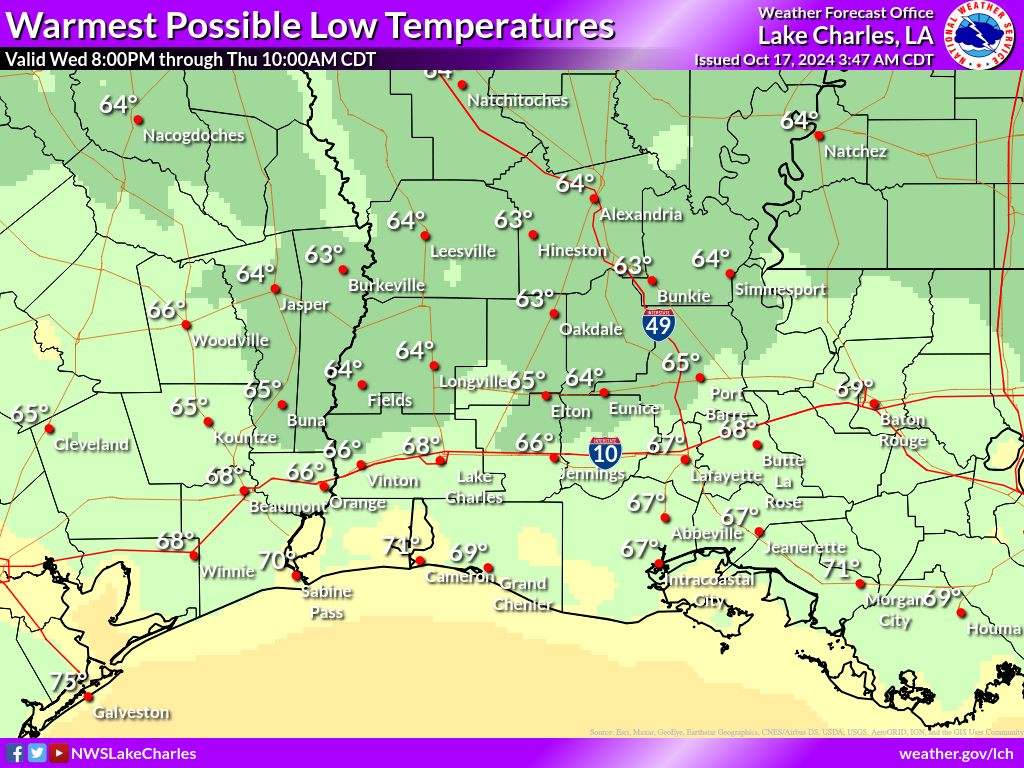 Warmest Possible Low Temperature for Night 7