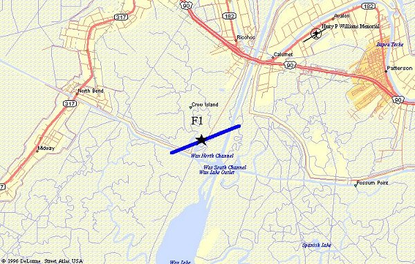 Patterson Tornado map