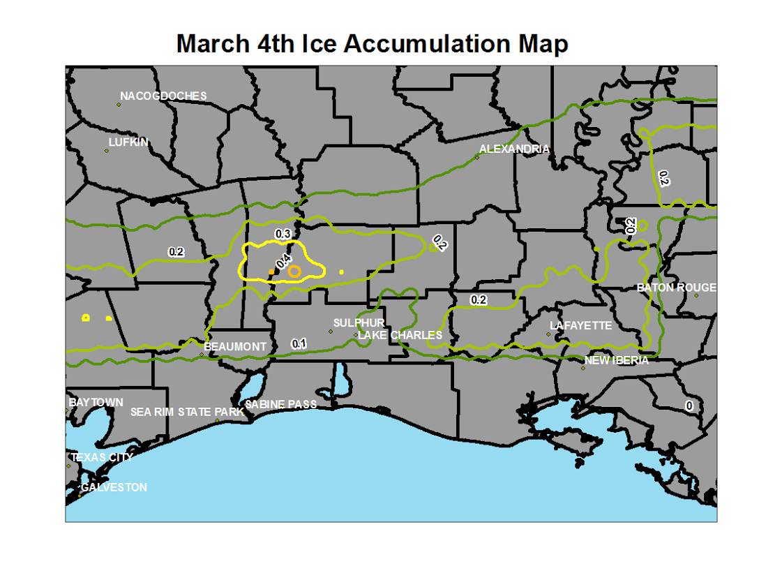 Ice accumulation image