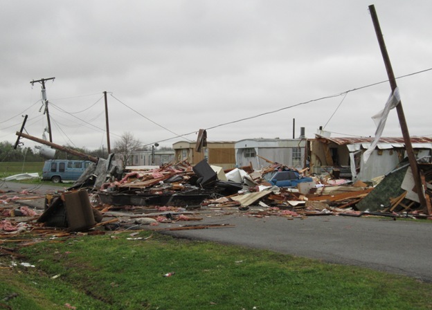 Rayne Tornado Damage