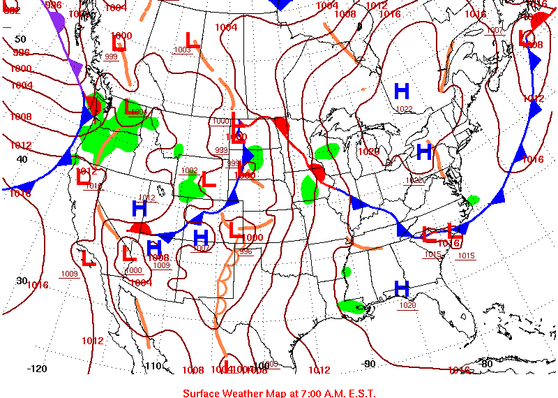 Surface map image