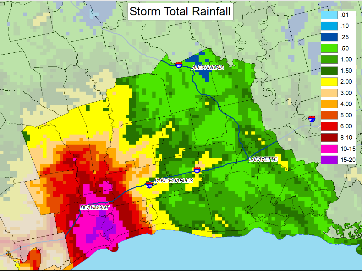 Total Rainfall Map