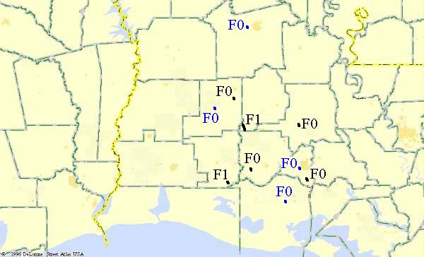 Tropical Storm Frances Tornadoes