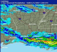 June 4th Precip image