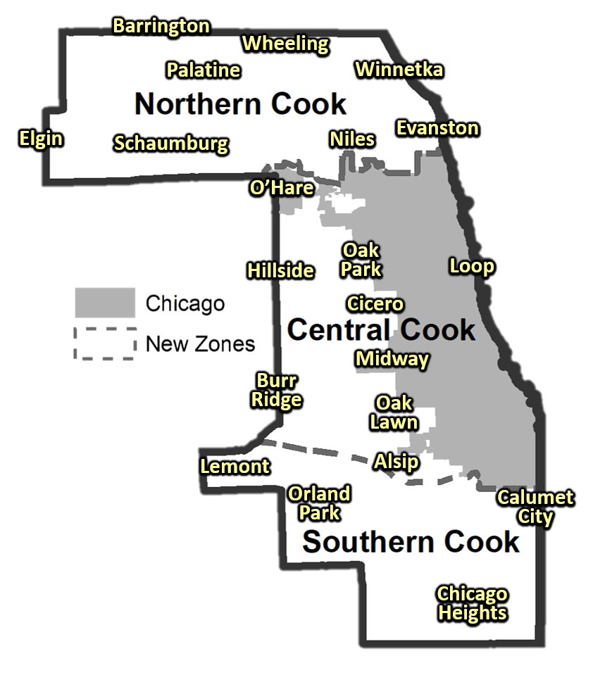 New Forecast Zone Configuration for Cook County