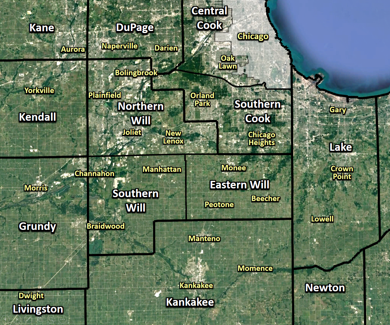 New Forecast Zone Configuration for Will County