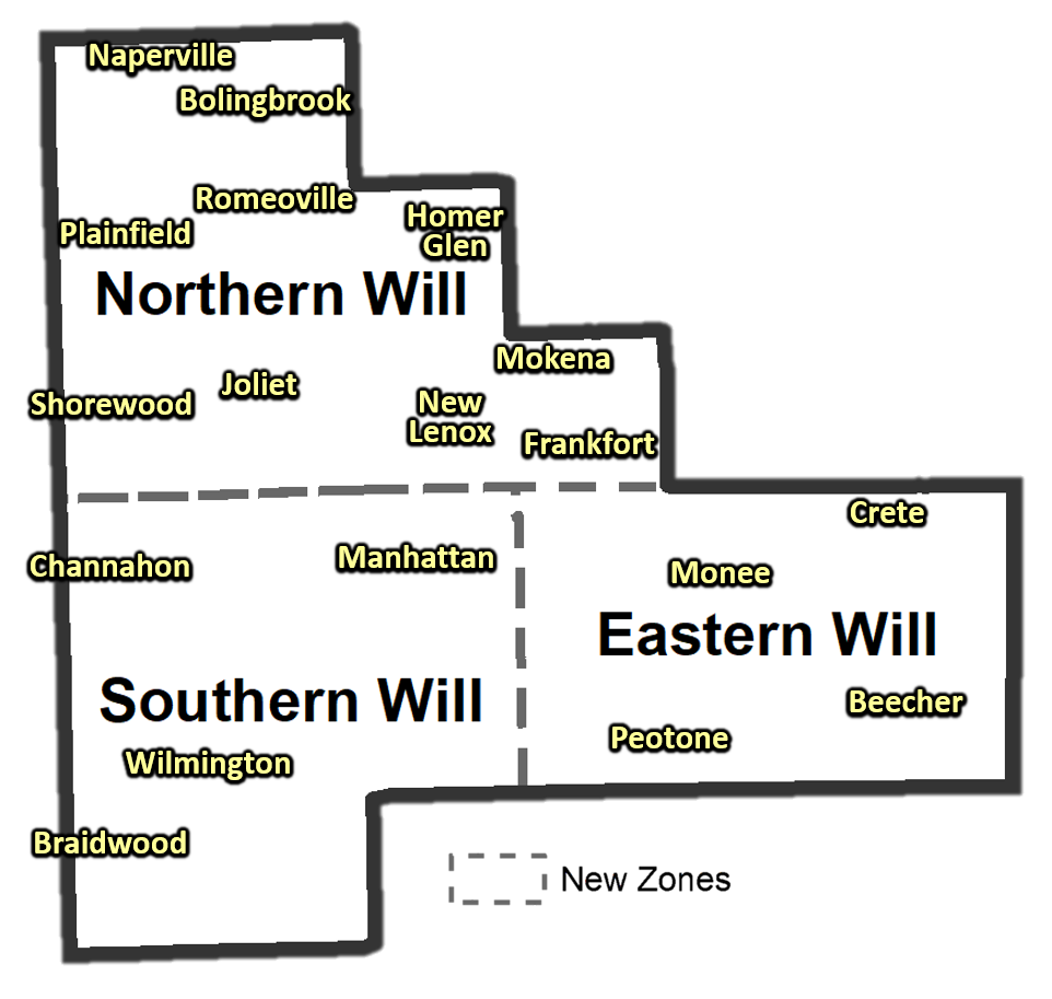 New Forecast Zone Configuration for Will County