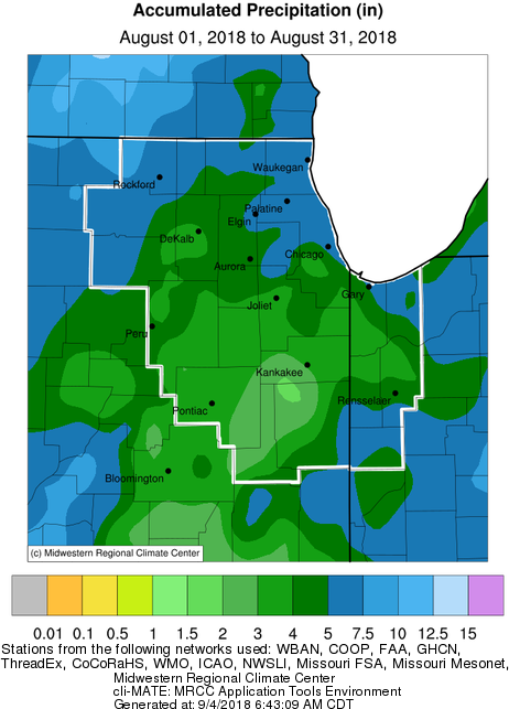 August 2018 Precipitation