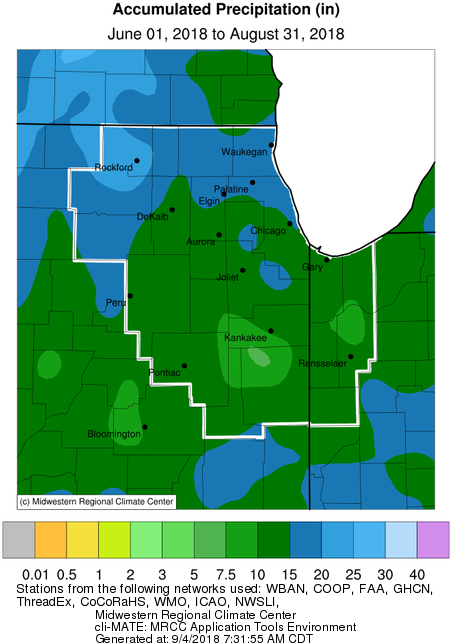 Summer 2018 Precipitation