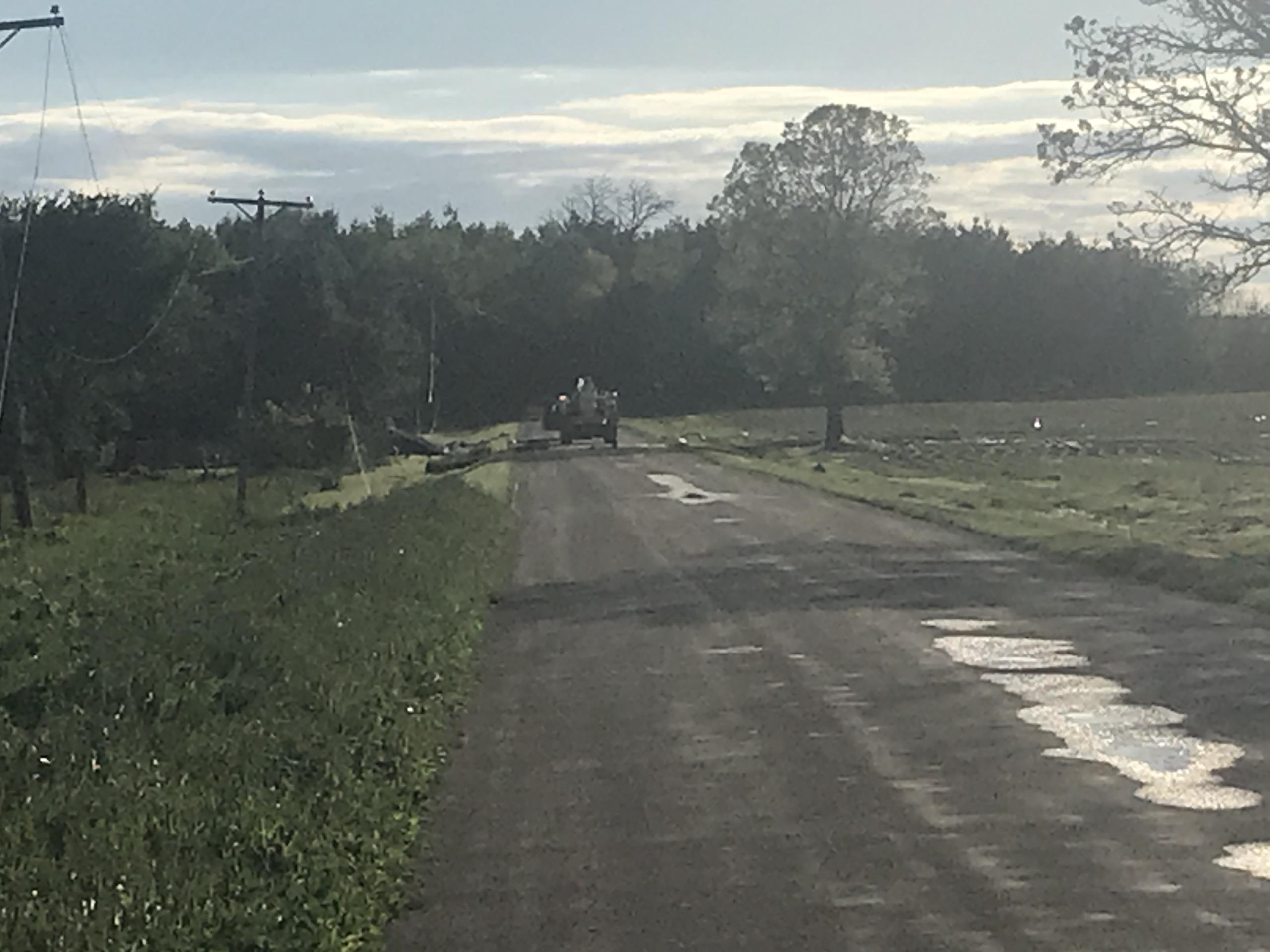 Damage near Chana, IL