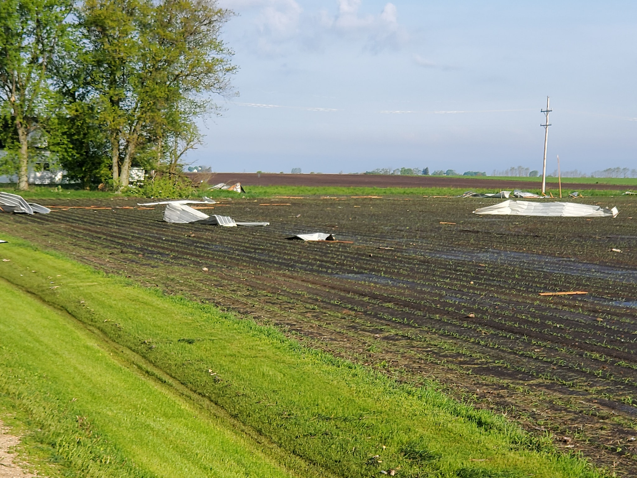 Tornado damage