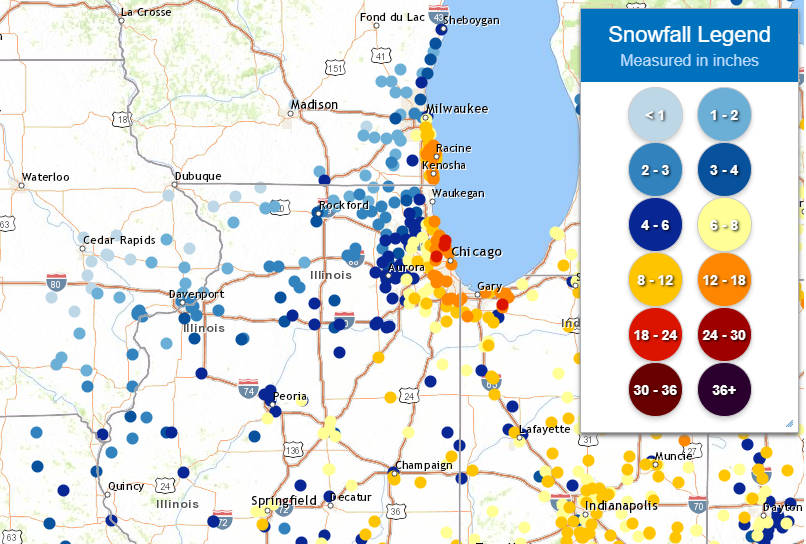 Snowfall Map