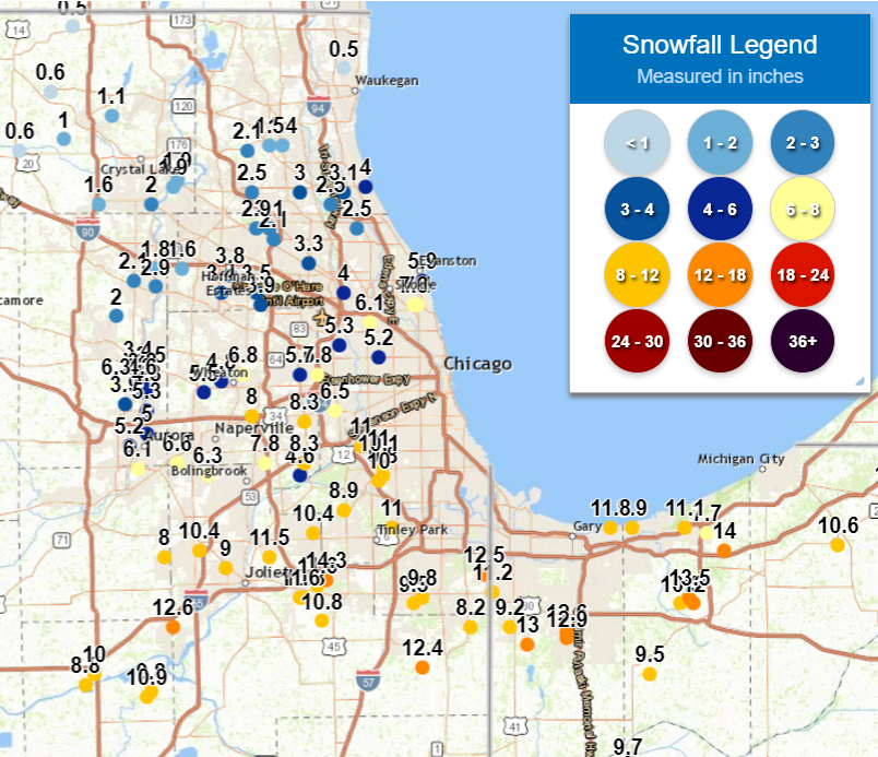 Snowfall Map