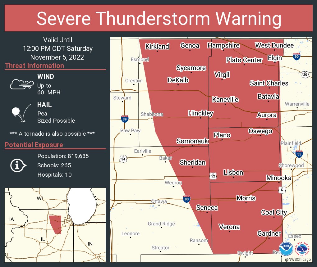 Severe Thunderstorm Warning