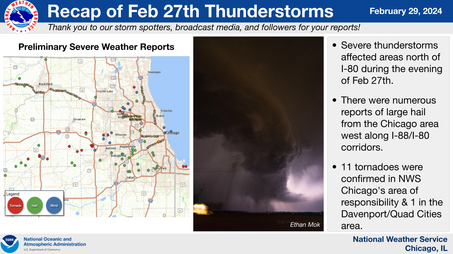 Map of Preliminary Storm Reports