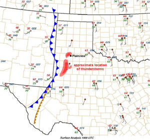 10Z surface map