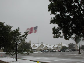 Picture of Snowfall in Lubbock (11/2/2004)