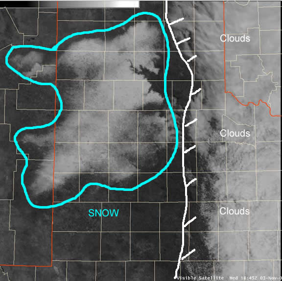 Visible satellite image at 1245 pm on November 3, 2004