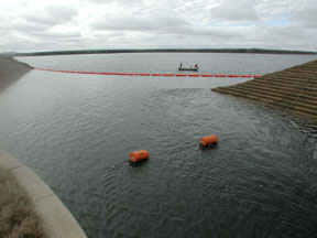 Water just above the spillway at Lake Alan Henry on 11/17/2004