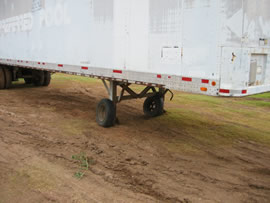 Image of damage from June 9, 2005 storm. Photograph taken by Brian LaMarre, Warning Coordination Meteorologist, WFO Lubbock, TX.