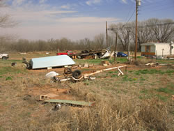 Image of Damage from the Estelline area.