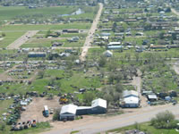 Aerial photo of Tulia storm damage (photo by Darrin Davis and Zane Price).