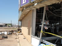 Damage pictures taken in Tulia during the NWS Storm Survey. Pictures taken by SOO Steve Cobb and WCM Brian LaMarre. 