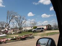 Damage pictures taken in Tulia during the NWS Storm Survey. Pictures taken by SOO Steve Cobb and WCM Brian LaMarre. 