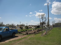 Damage pictures taken in Tulia during the NWS Storm Survey. Pictures taken by SOO Steve Cobb and WCM Brian LaMarre. 