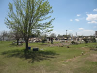 Damage pictures taken in Tulia during the NWS Storm Survey. Pictures taken by SOO Steve Cobb and WCM Brian LaMarre. 