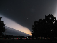 Image of the roll clouds taken in Lubbock. Please click on each image to see a larger version.