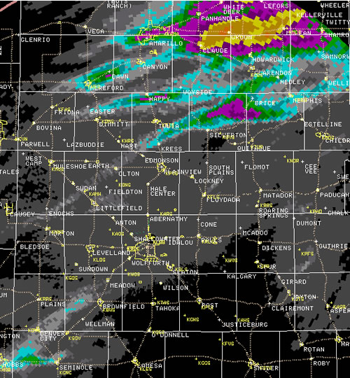 Map of 24 hour radar estimated precipitation from early Sunday to early Monday morning (8-9 June 2008). Click on the image for a larger view.