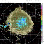 Lubbock WSR-88D radar images from Tuesday afternoon and evening (12 May 2009).