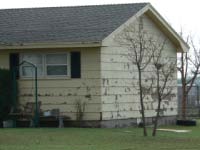 Picture of damage caused by a storm on 14 June 2009.