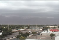 Picture of the Haboob as it approached the Science Spectrum on the southwest side of Lubbock on 18 June 2009. Click on the image for a larger view.